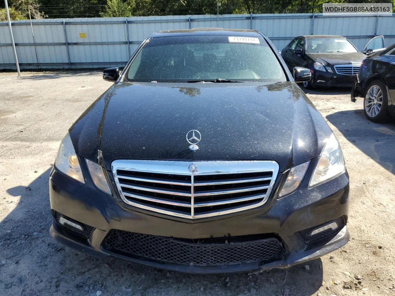 2011 Mercedes-Benz E 350 VIN: WDDHF5GB8BA435163 Lot: 73199744