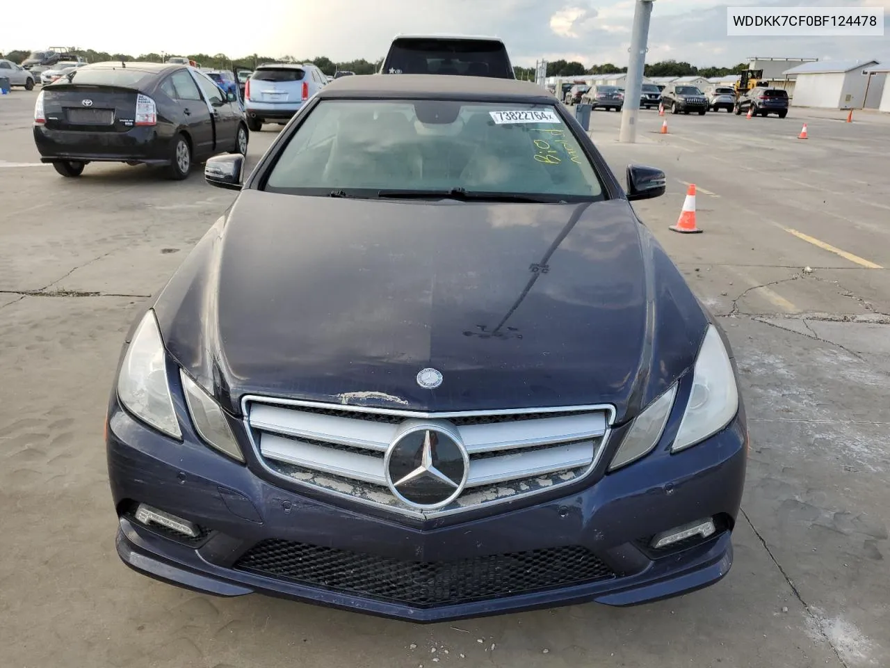 2011 Mercedes-Benz E 550 VIN: WDDKK7CF0BF124478 Lot: 73822764