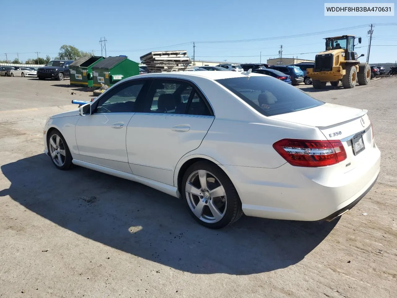 2011 Mercedes-Benz E 350 4Matic VIN: WDDHF8HB3BA470631 Lot: 73839634