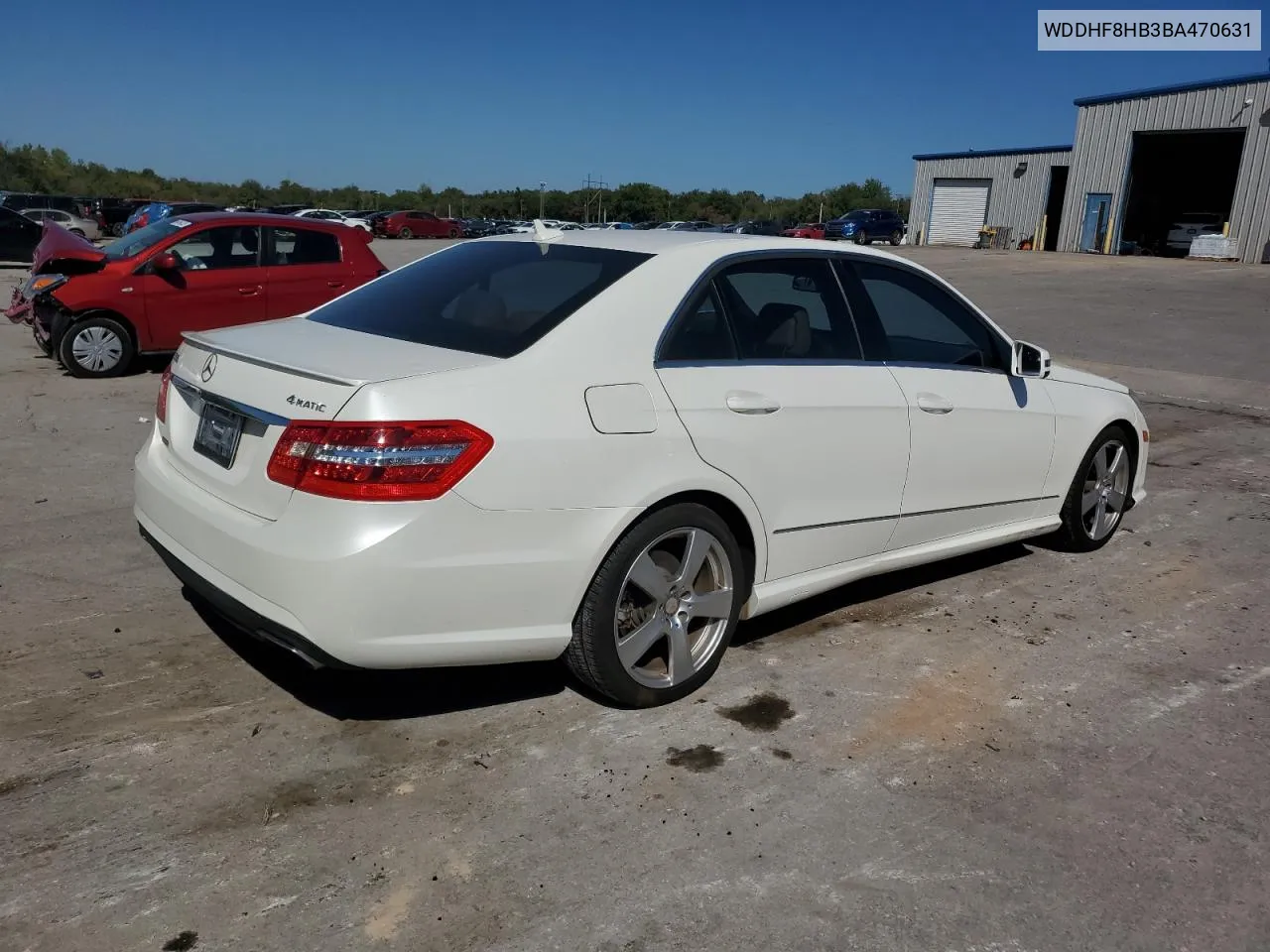 2011 Mercedes-Benz E 350 4Matic VIN: WDDHF8HB3BA470631 Lot: 73839634