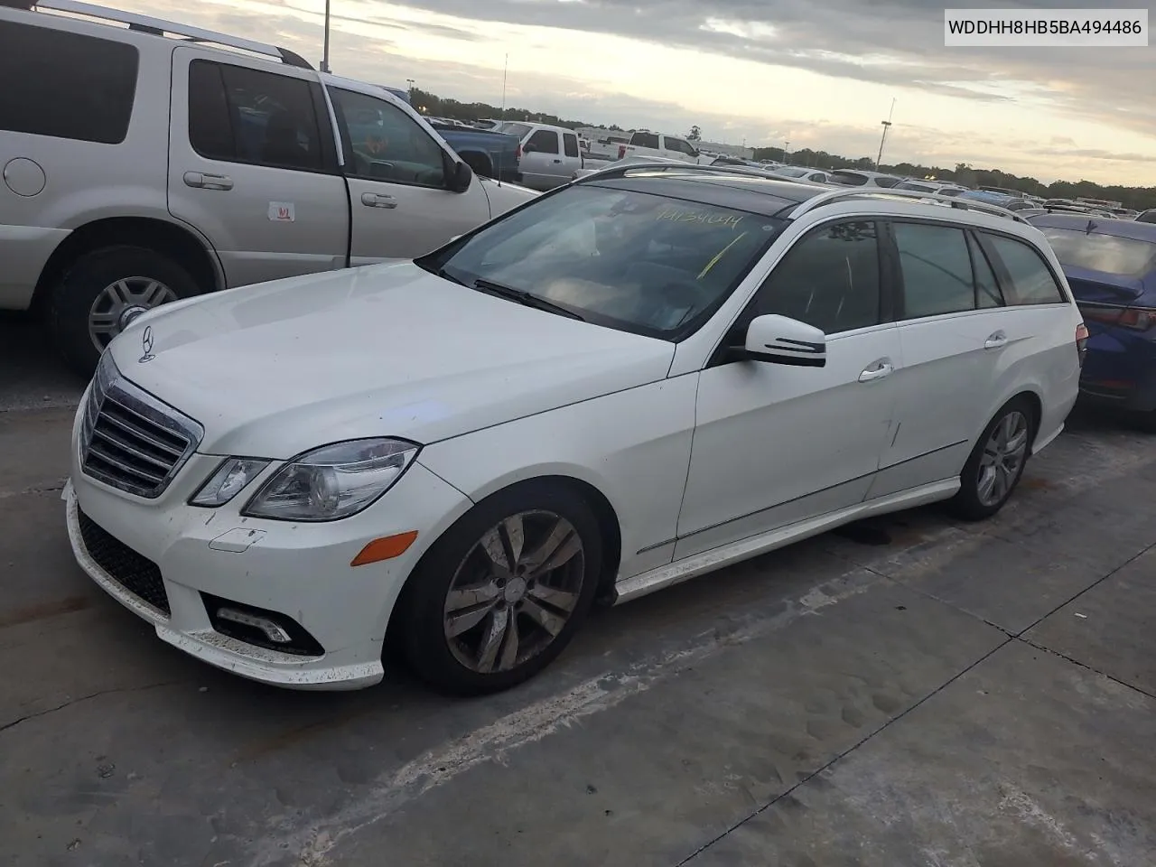 2011 Mercedes-Benz E 350 4Matic Wagon VIN: WDDHH8HB5BA494486 Lot: 74134644