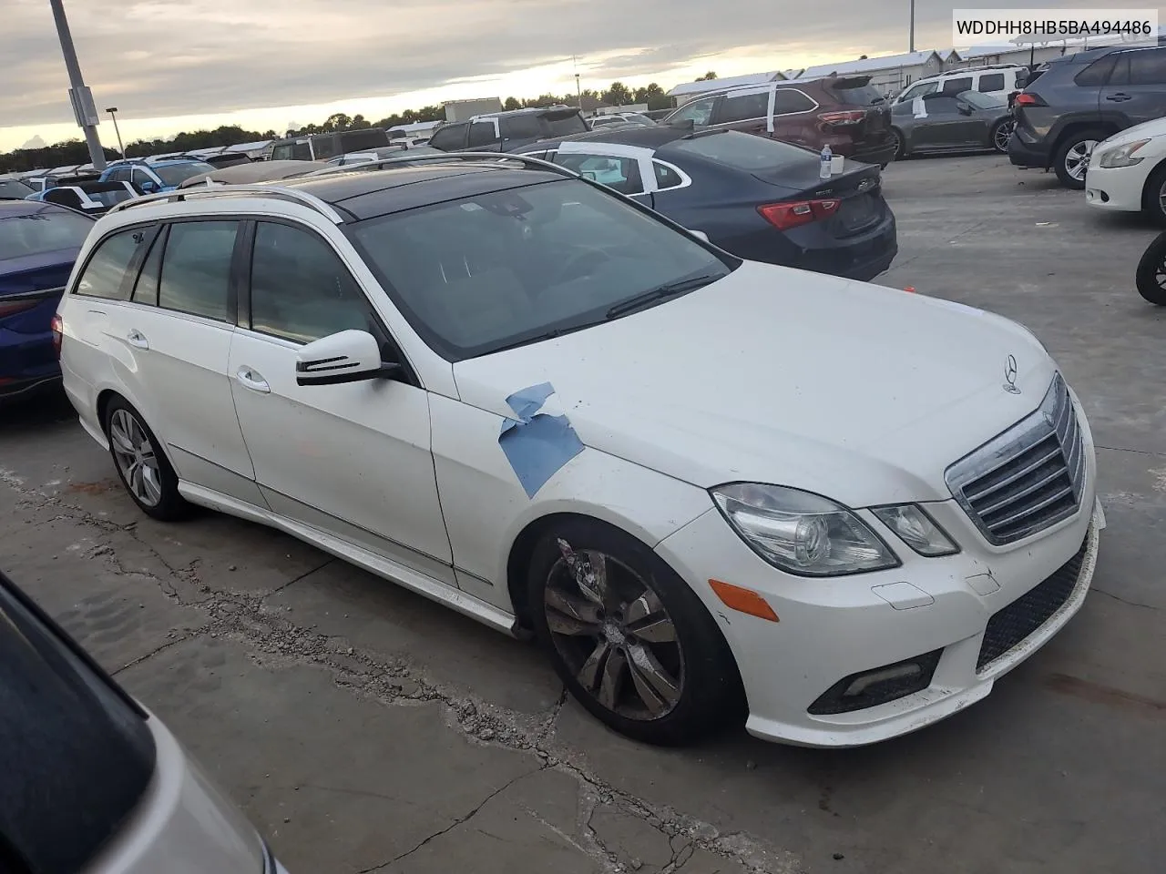 2011 Mercedes-Benz E 350 4Matic Wagon VIN: WDDHH8HB5BA494486 Lot: 74134644