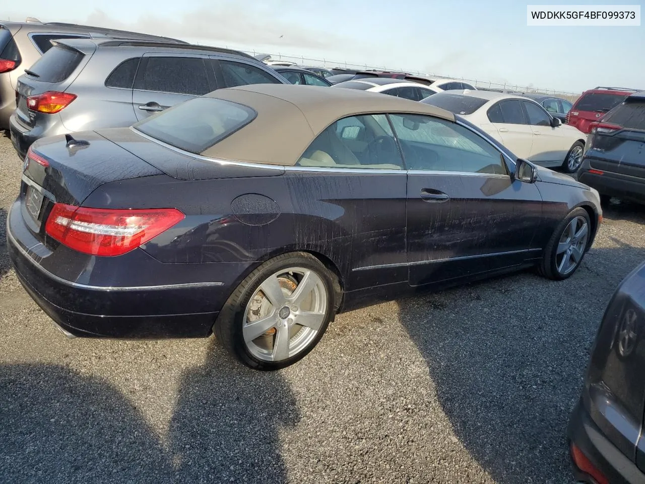 2011 Mercedes-Benz E 350 VIN: WDDKK5GF4BF099373 Lot: 74336434