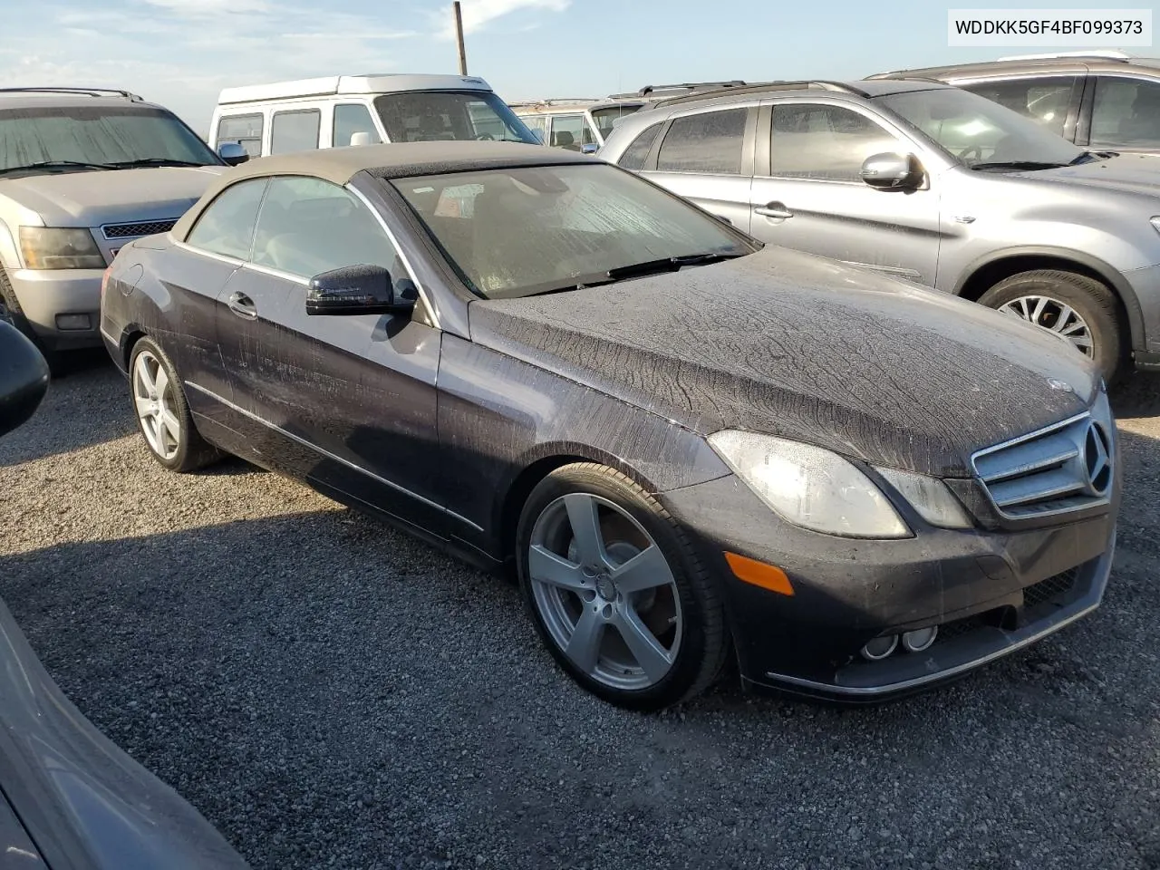 2011 Mercedes-Benz E 350 VIN: WDDKK5GF4BF099373 Lot: 74336434