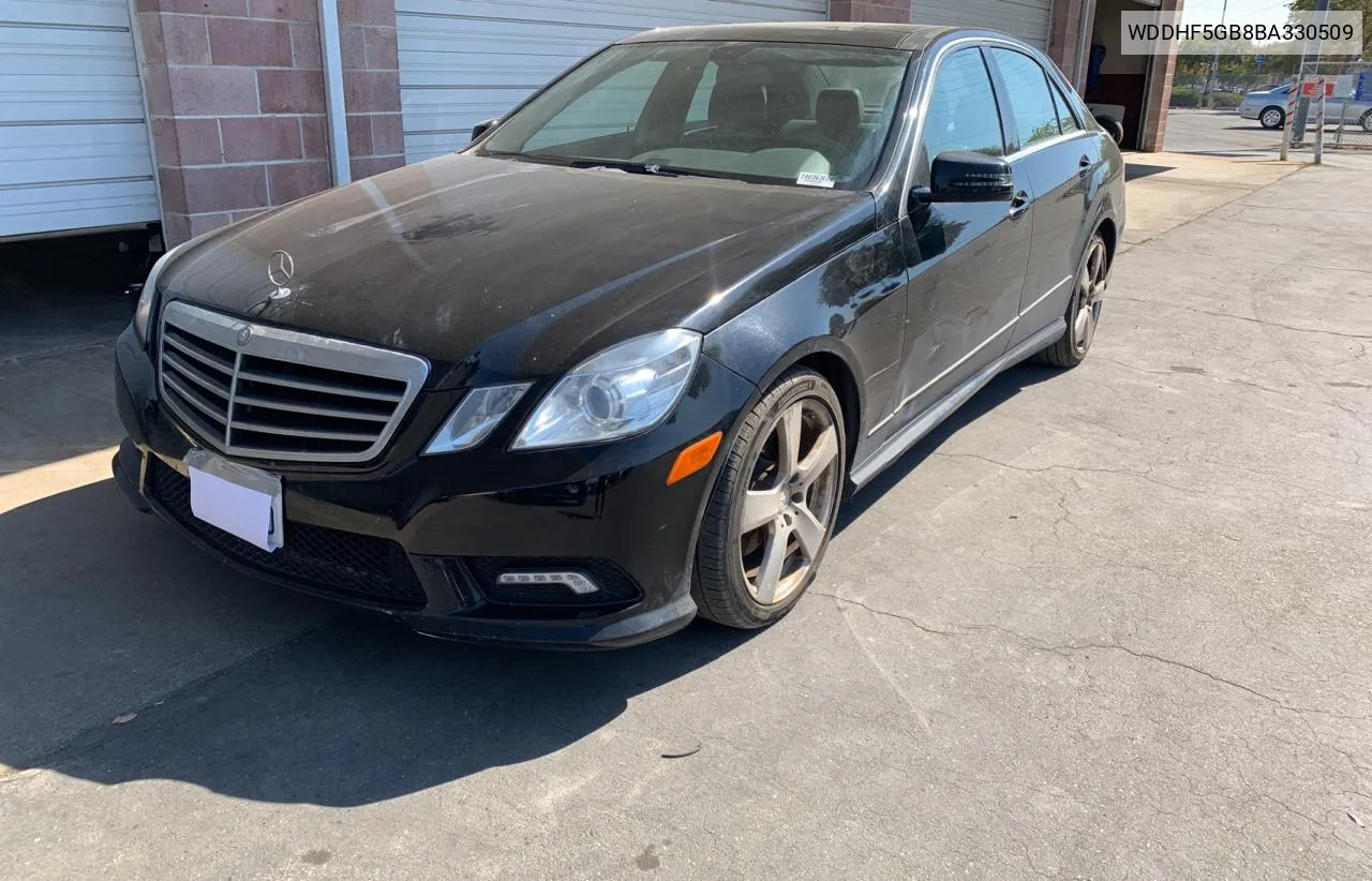 2011 Mercedes-Benz E 350 VIN: WDDHF5GB8BA330509 Lot: 74369154