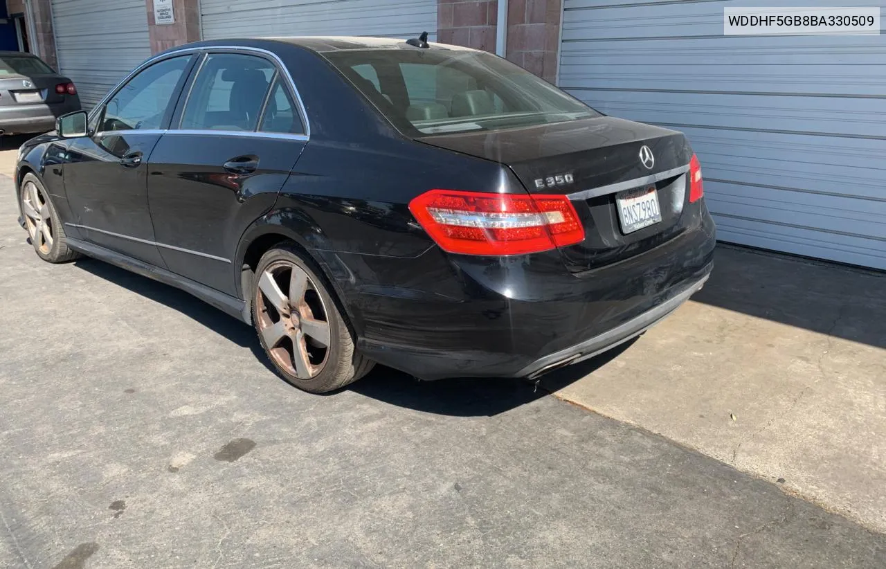 2011 Mercedes-Benz E 350 VIN: WDDHF5GB8BA330509 Lot: 74369154