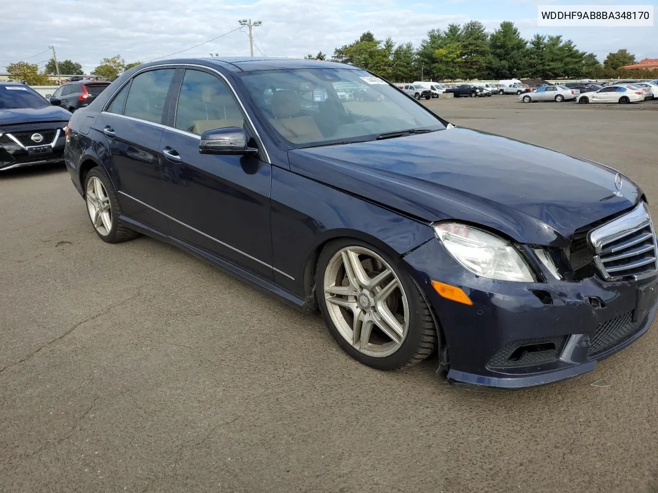 2011 Mercedes-Benz E 550 4Matic VIN: WDDHF9AB8BA348170 Lot: 74443184