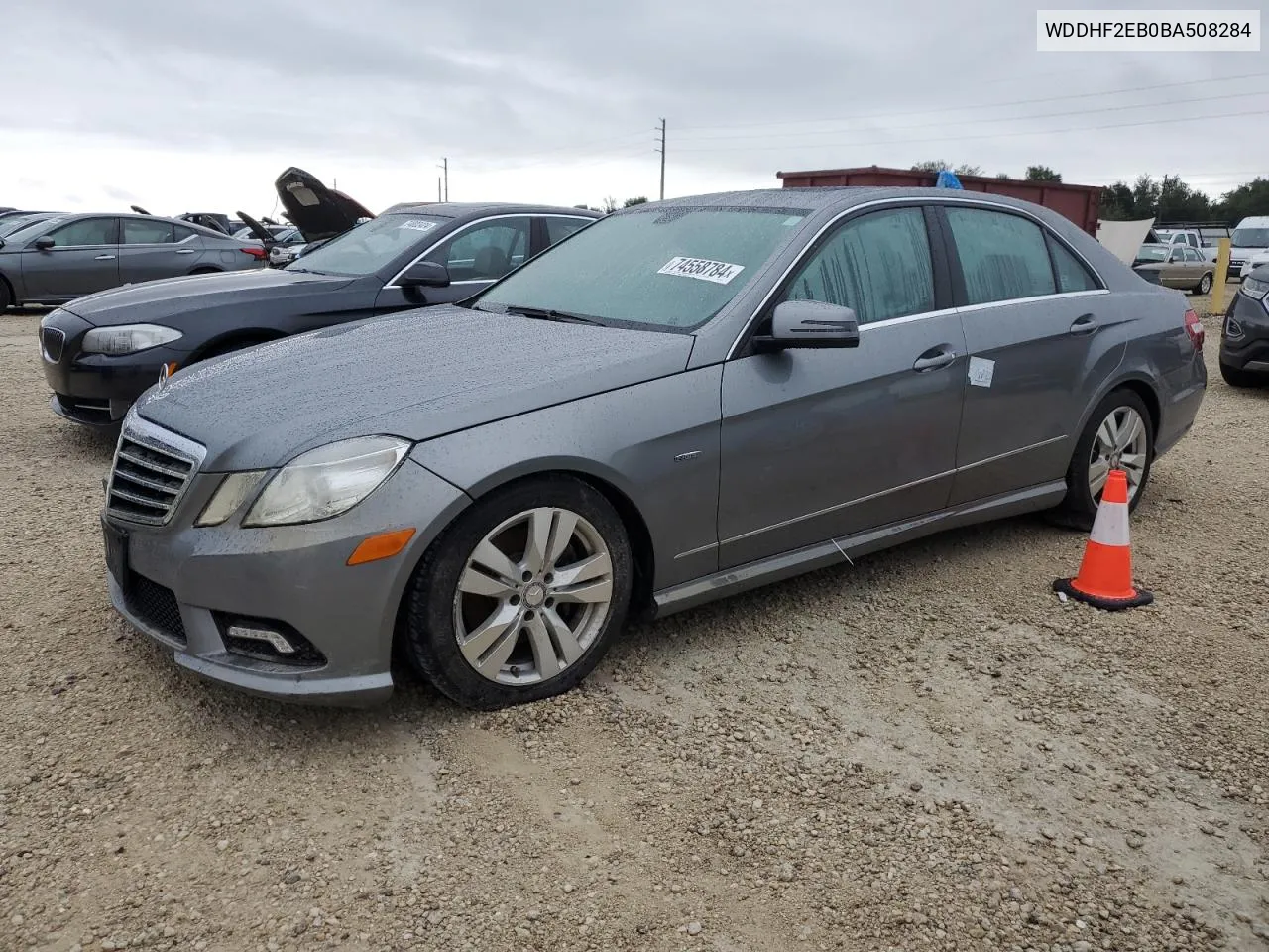 2011 Mercedes-Benz E 350 Bluetec VIN: WDDHF2EB0BA508284 Lot: 74558784