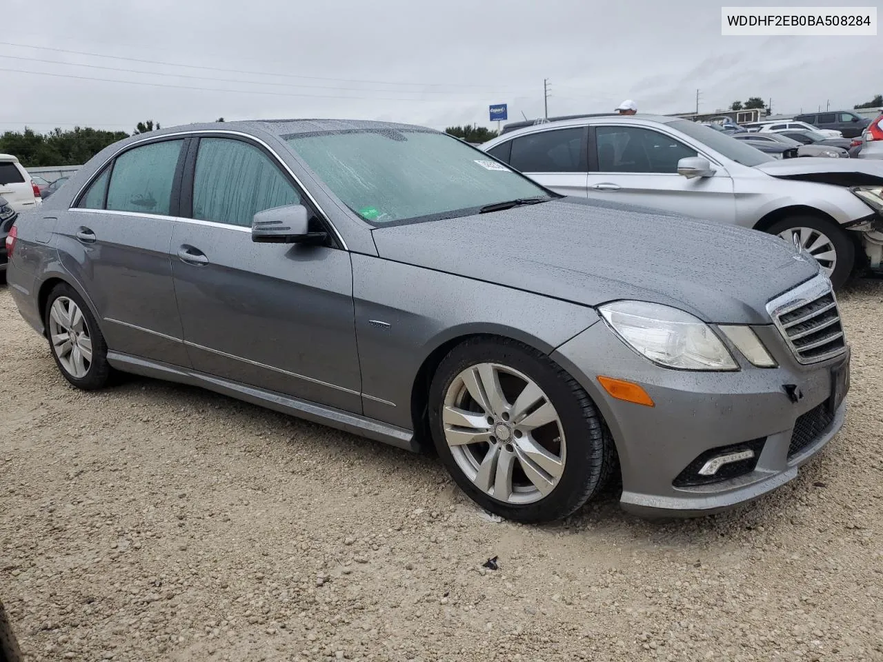 2011 Mercedes-Benz E 350 Bluetec VIN: WDDHF2EB0BA508284 Lot: 74558784