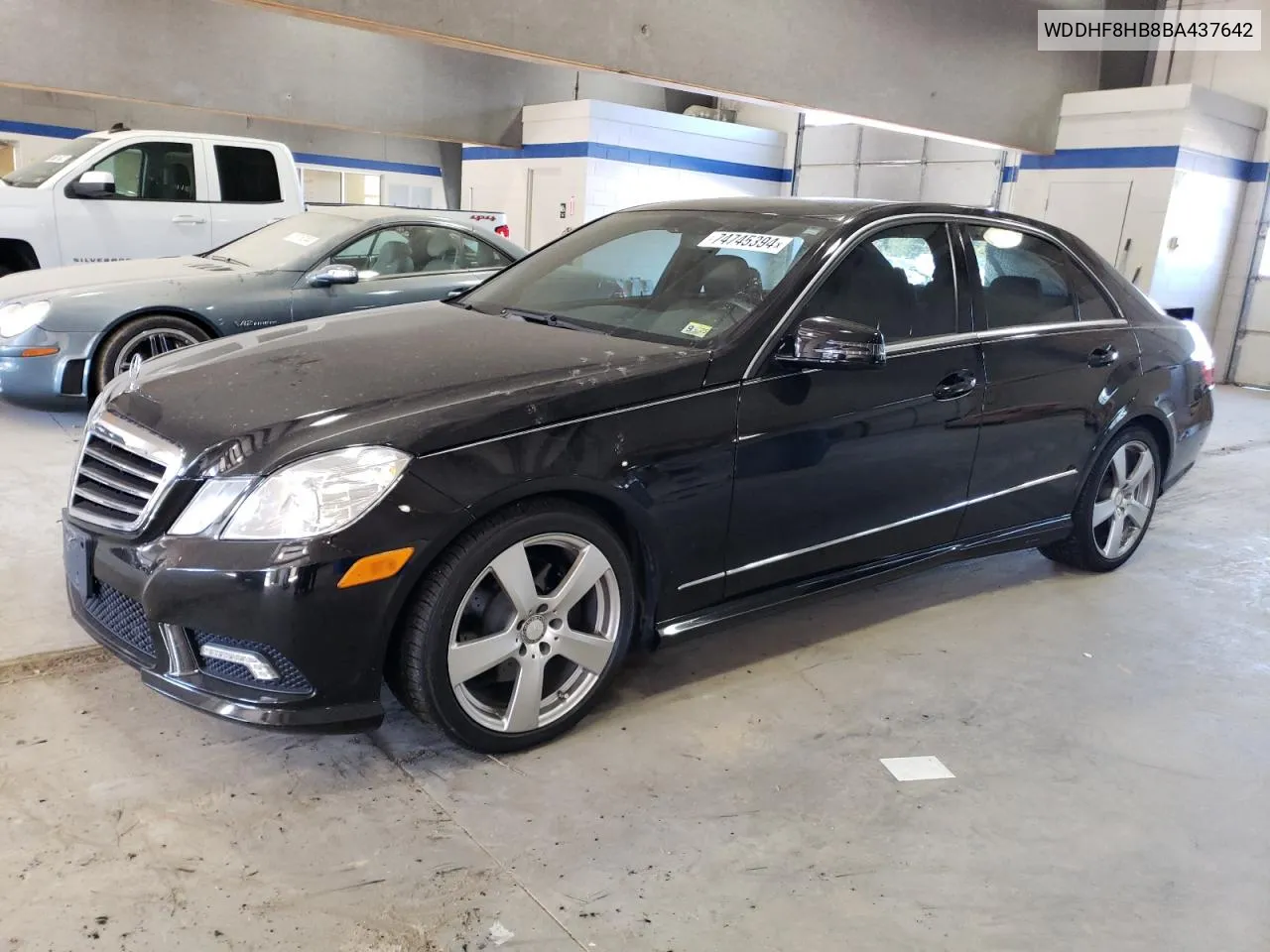 2011 Mercedes-Benz E 350 4Matic VIN: WDDHF8HB8BA437642 Lot: 74745394