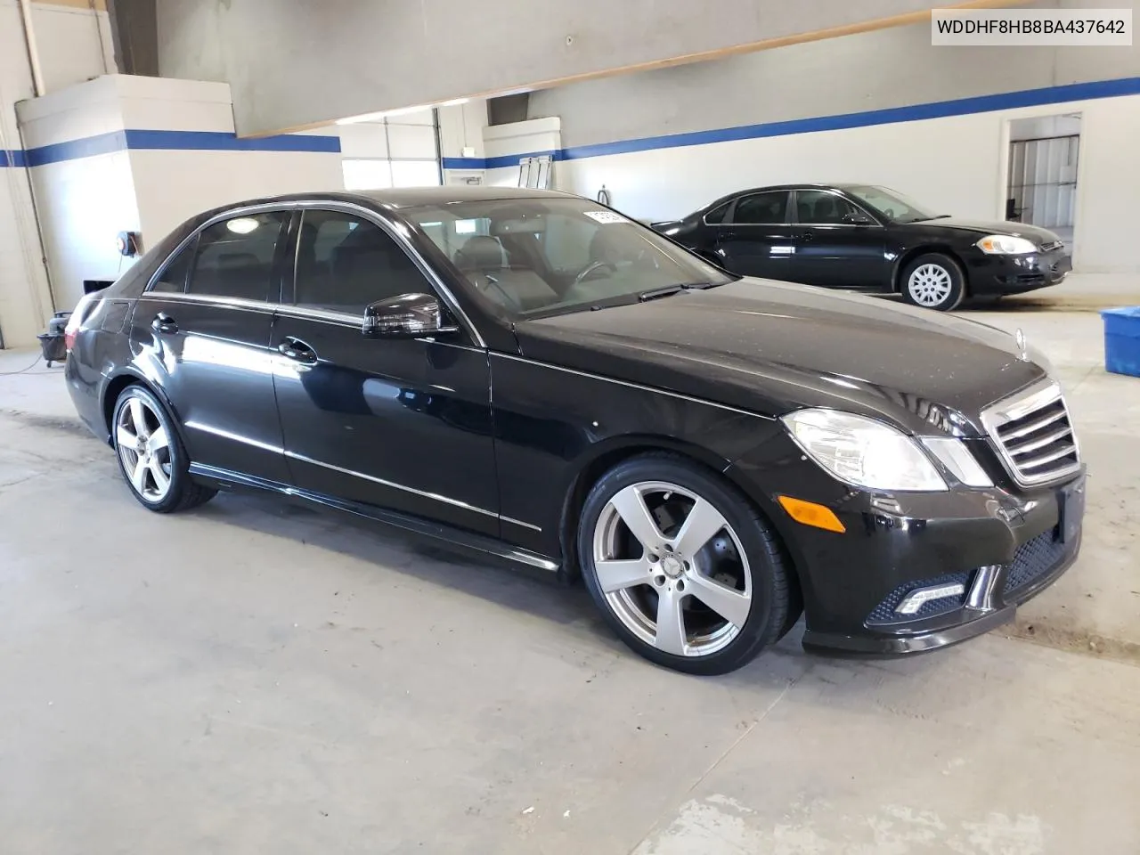 2011 Mercedes-Benz E 350 4Matic VIN: WDDHF8HB8BA437642 Lot: 74745394