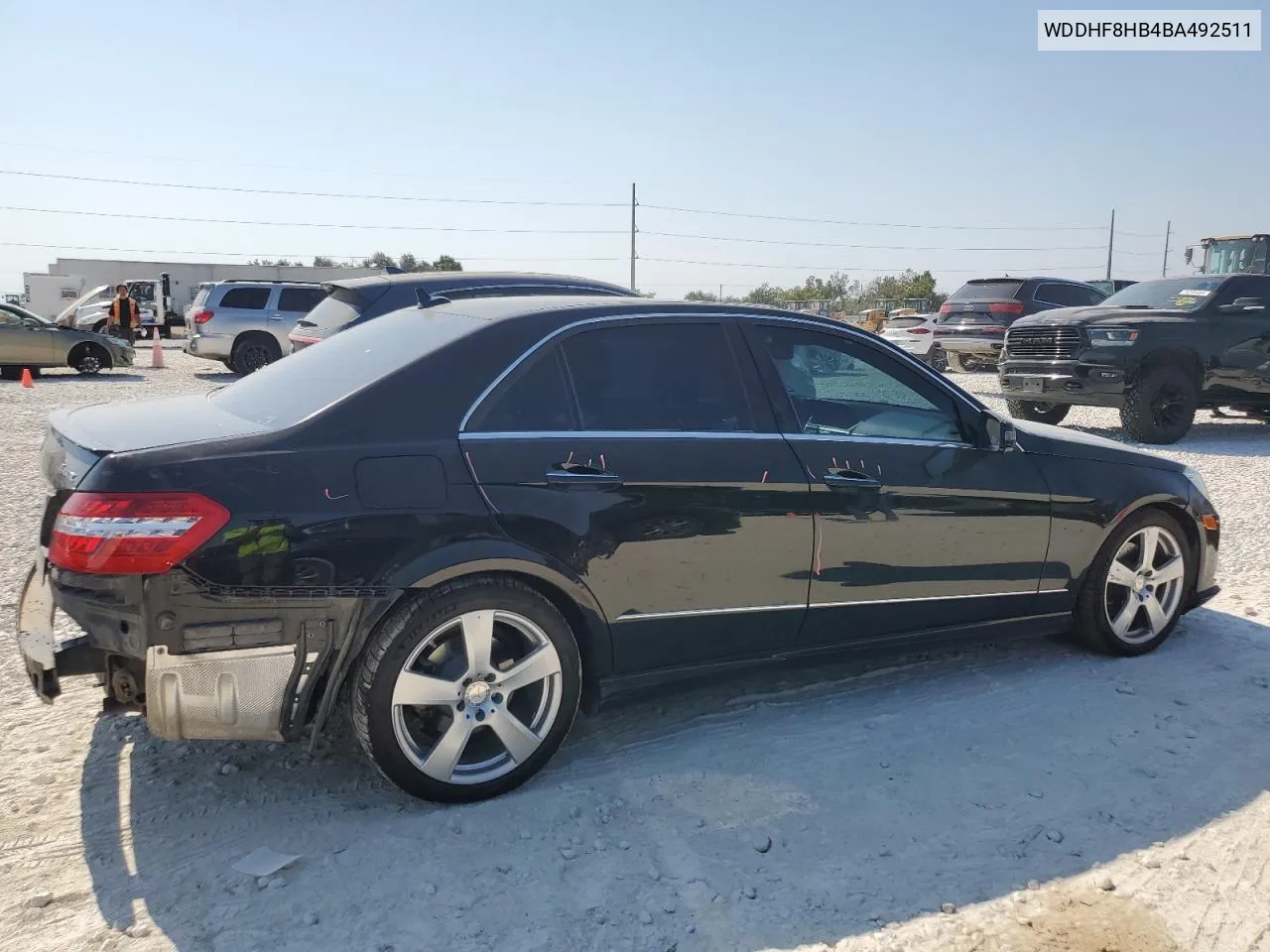 2011 Mercedes-Benz E 350 4Matic VIN: WDDHF8HB4BA492511 Lot: 74844694