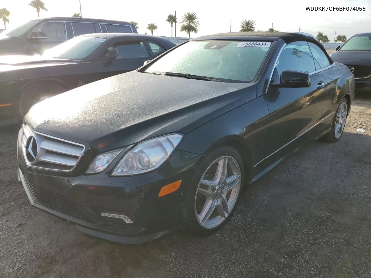 2011 Mercedes-Benz E 550 VIN: WDDKK7CF6BF074055 Lot: 75006434