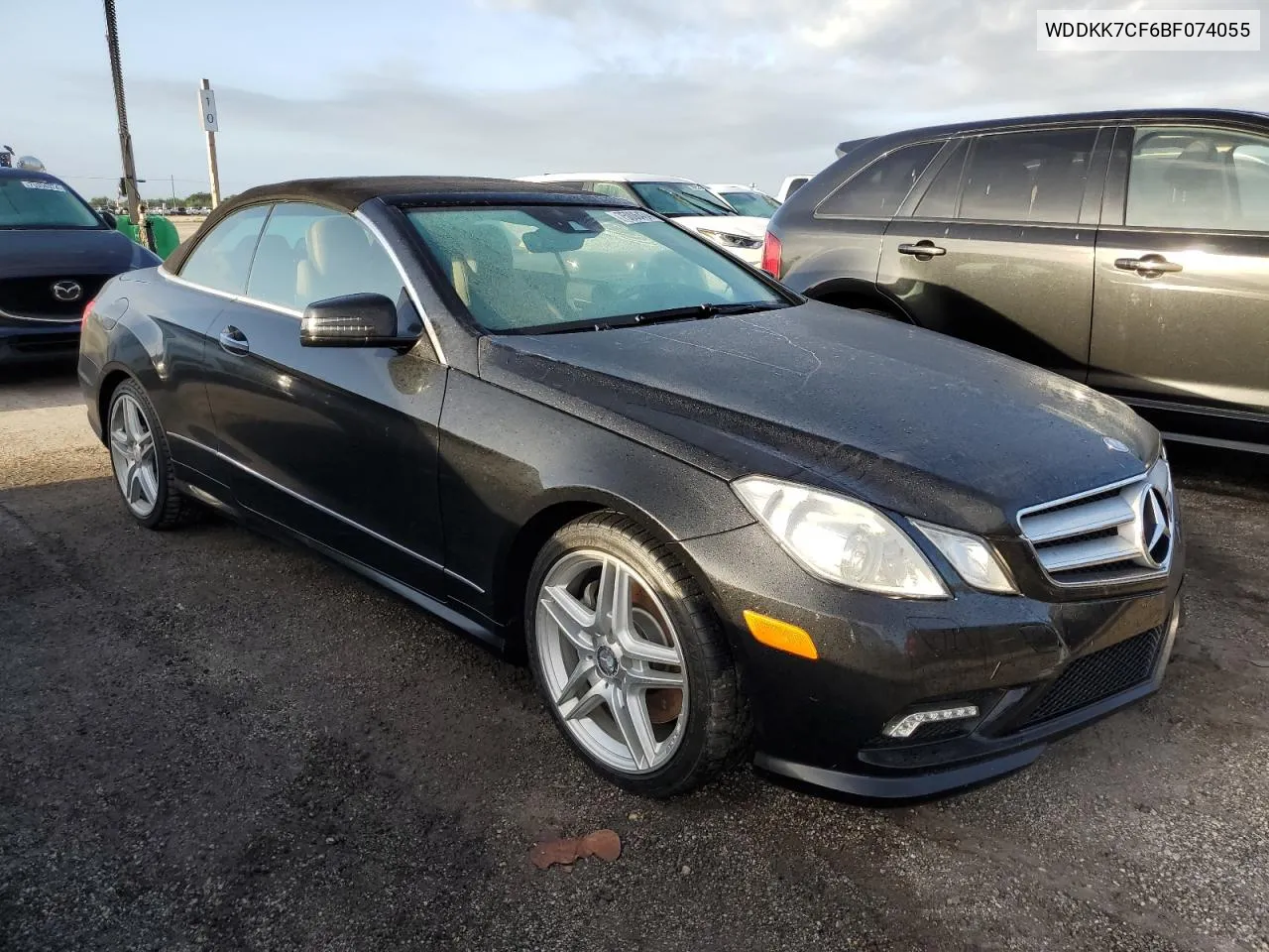 2011 Mercedes-Benz E 550 VIN: WDDKK7CF6BF074055 Lot: 75006434