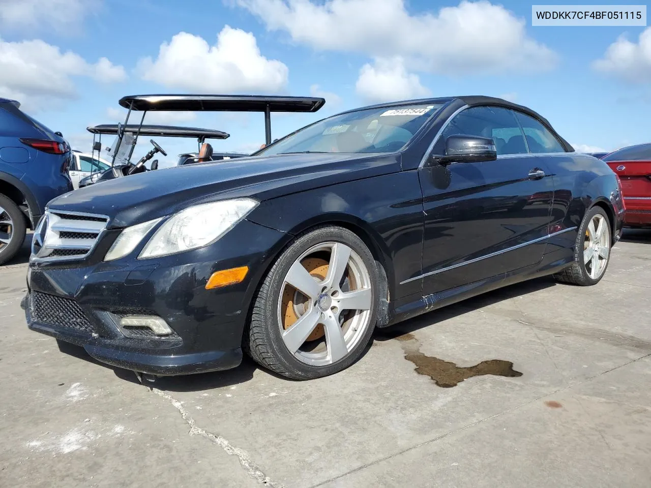 2011 Mercedes-Benz E 550 VIN: WDDKK7CF4BF051115 Lot: 75137544