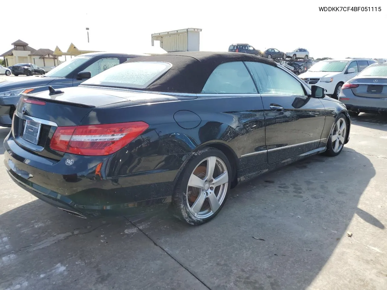 2011 Mercedes-Benz E 550 VIN: WDDKK7CF4BF051115 Lot: 75137544