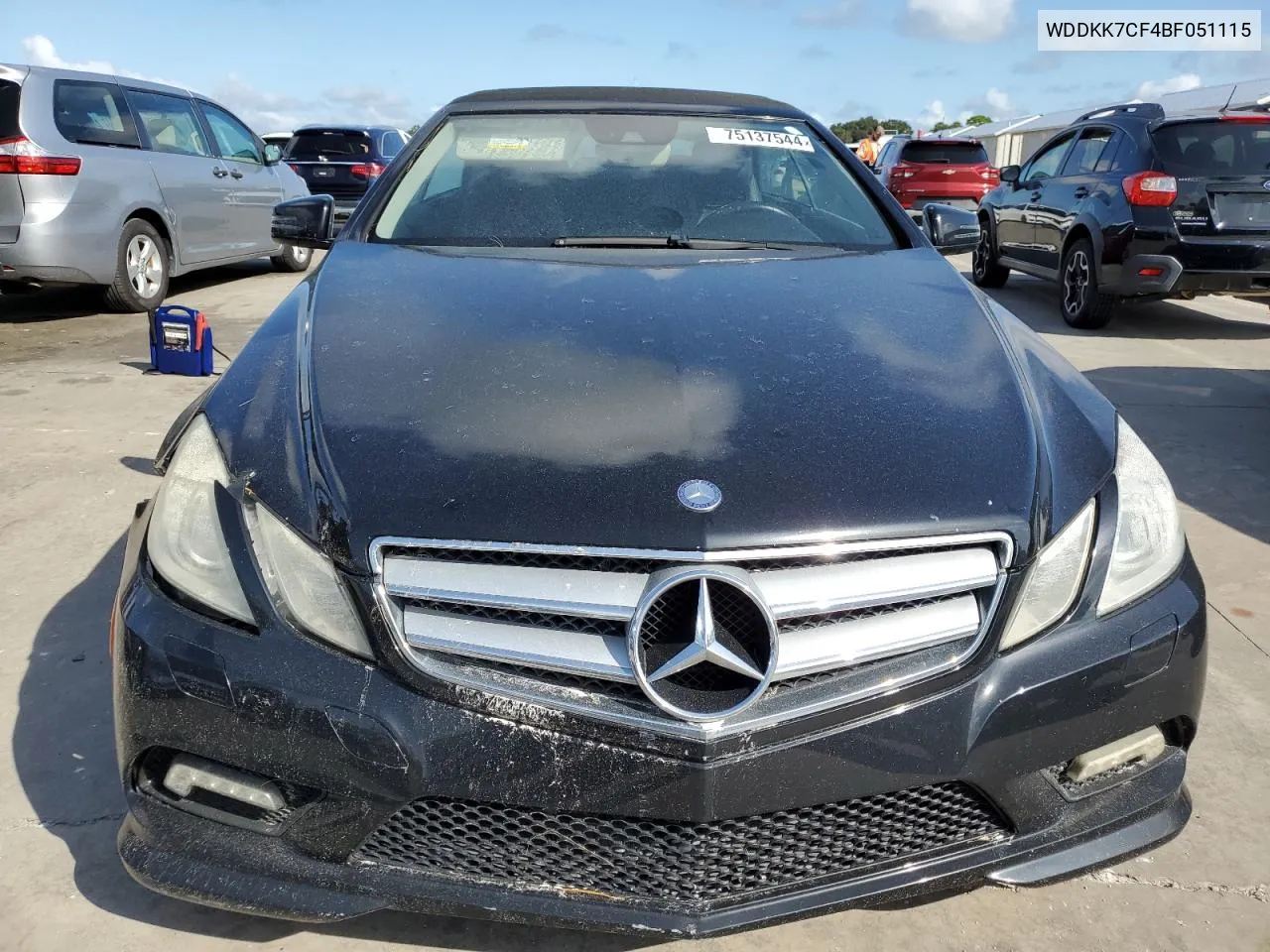 2011 Mercedes-Benz E 550 VIN: WDDKK7CF4BF051115 Lot: 75137544