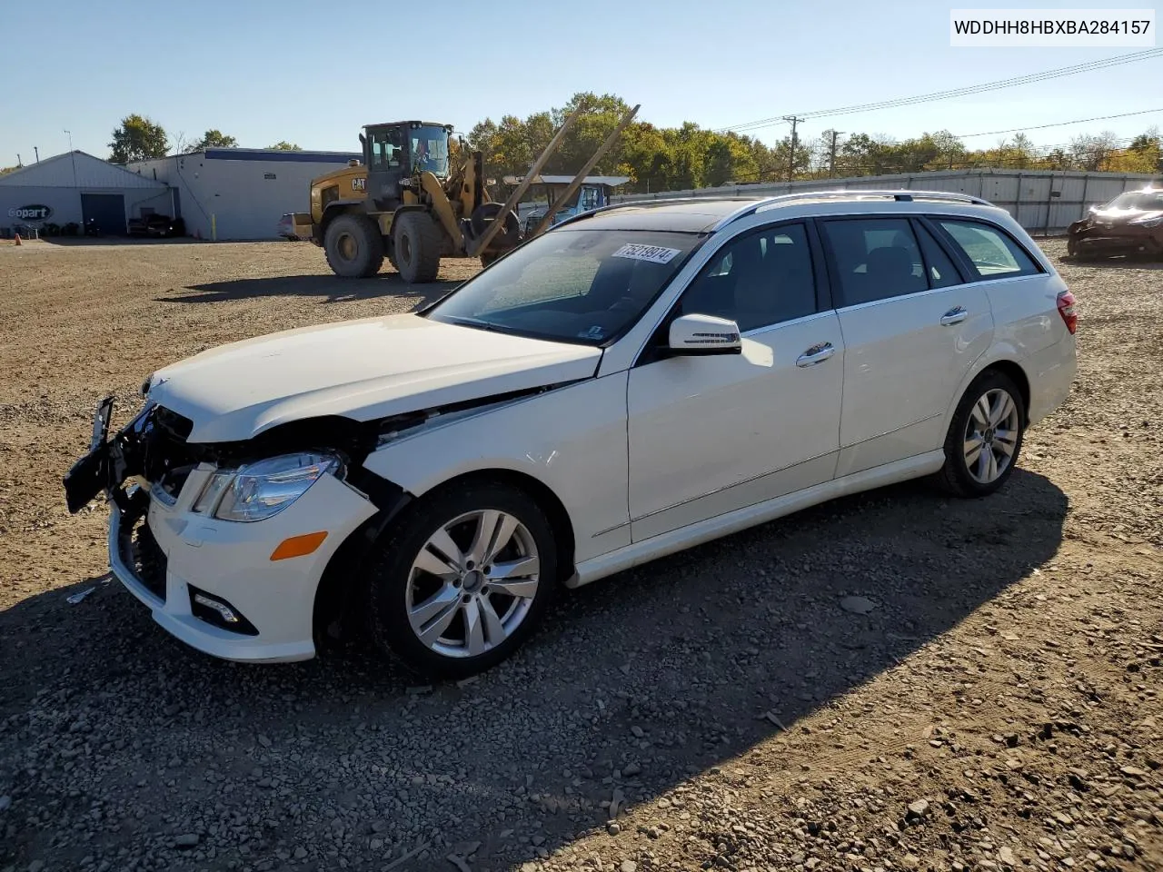 2011 Mercedes-Benz E 350 4Matic Wagon VIN: WDDHH8HBXBA284157 Lot: 75219974