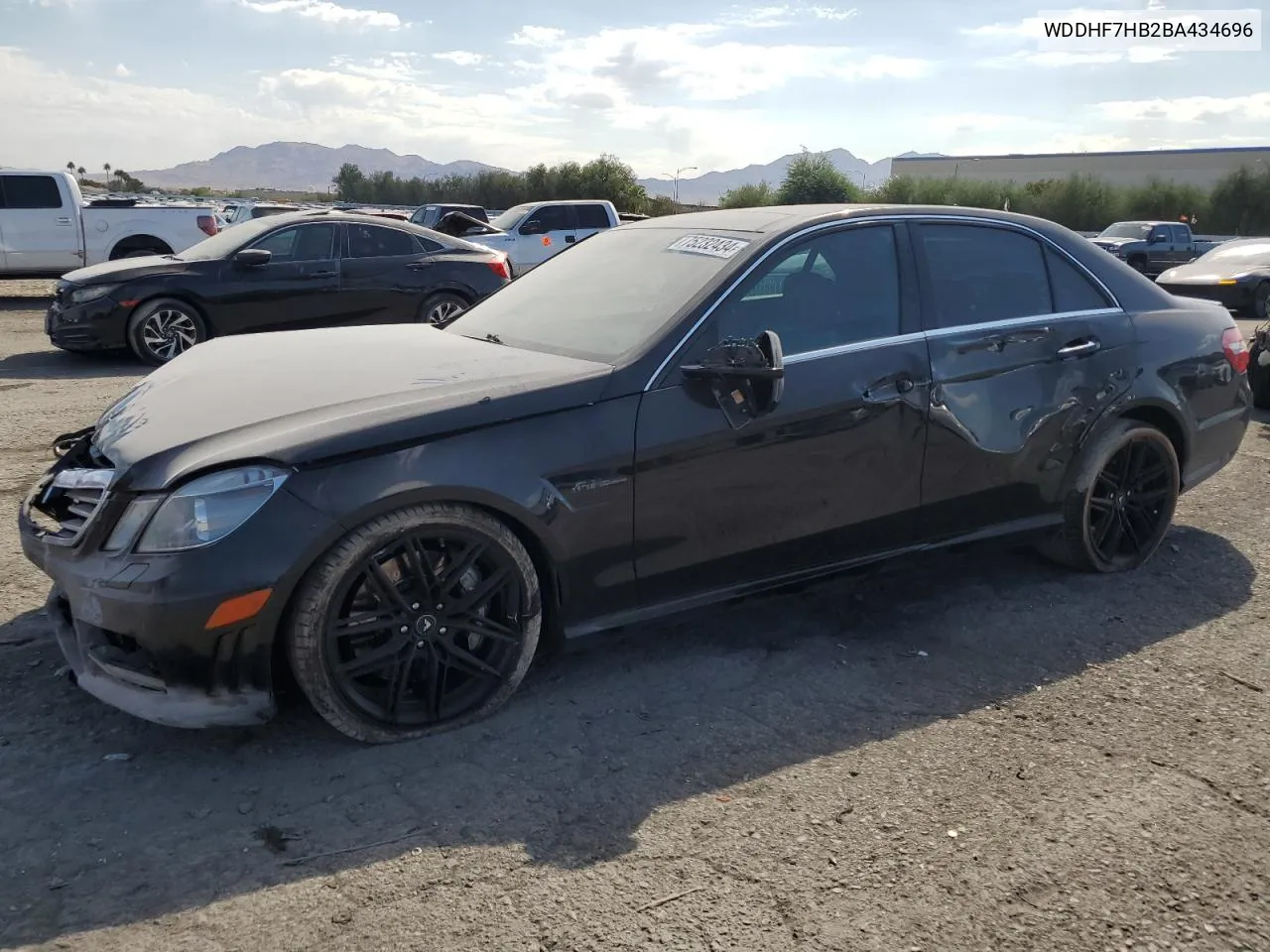 2011 Mercedes-Benz E 63 Amg VIN: WDDHF7HB2BA434696 Lot: 75232434