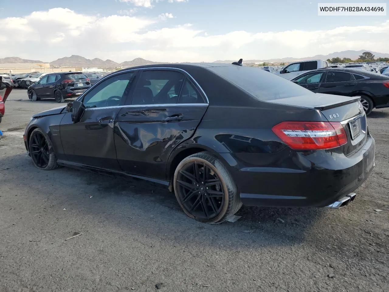 2011 Mercedes-Benz E 63 Amg VIN: WDDHF7HB2BA434696 Lot: 75232434