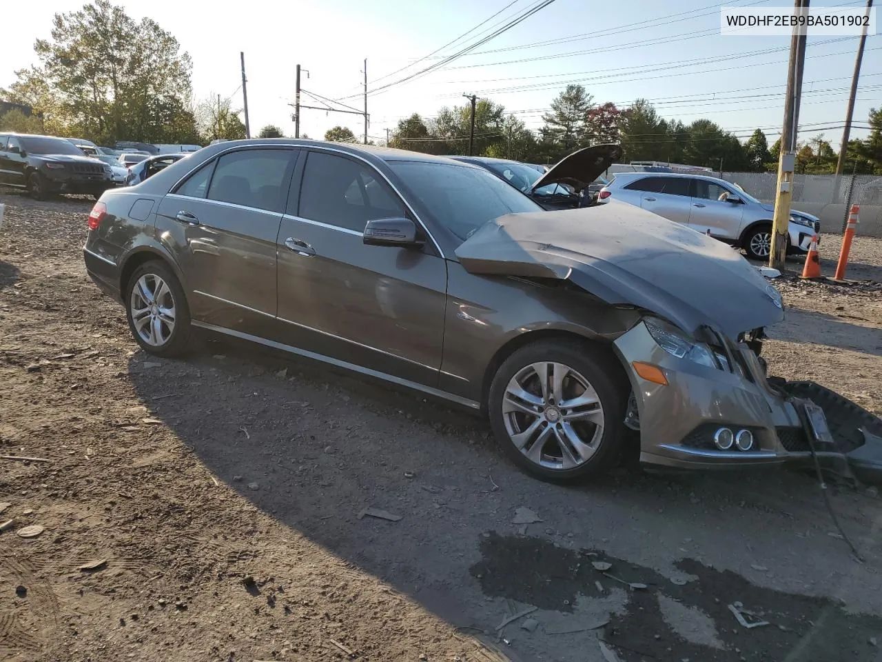 2011 Mercedes-Benz E 350 Bluetec VIN: WDDHF2EB9BA501902 Lot: 75271054