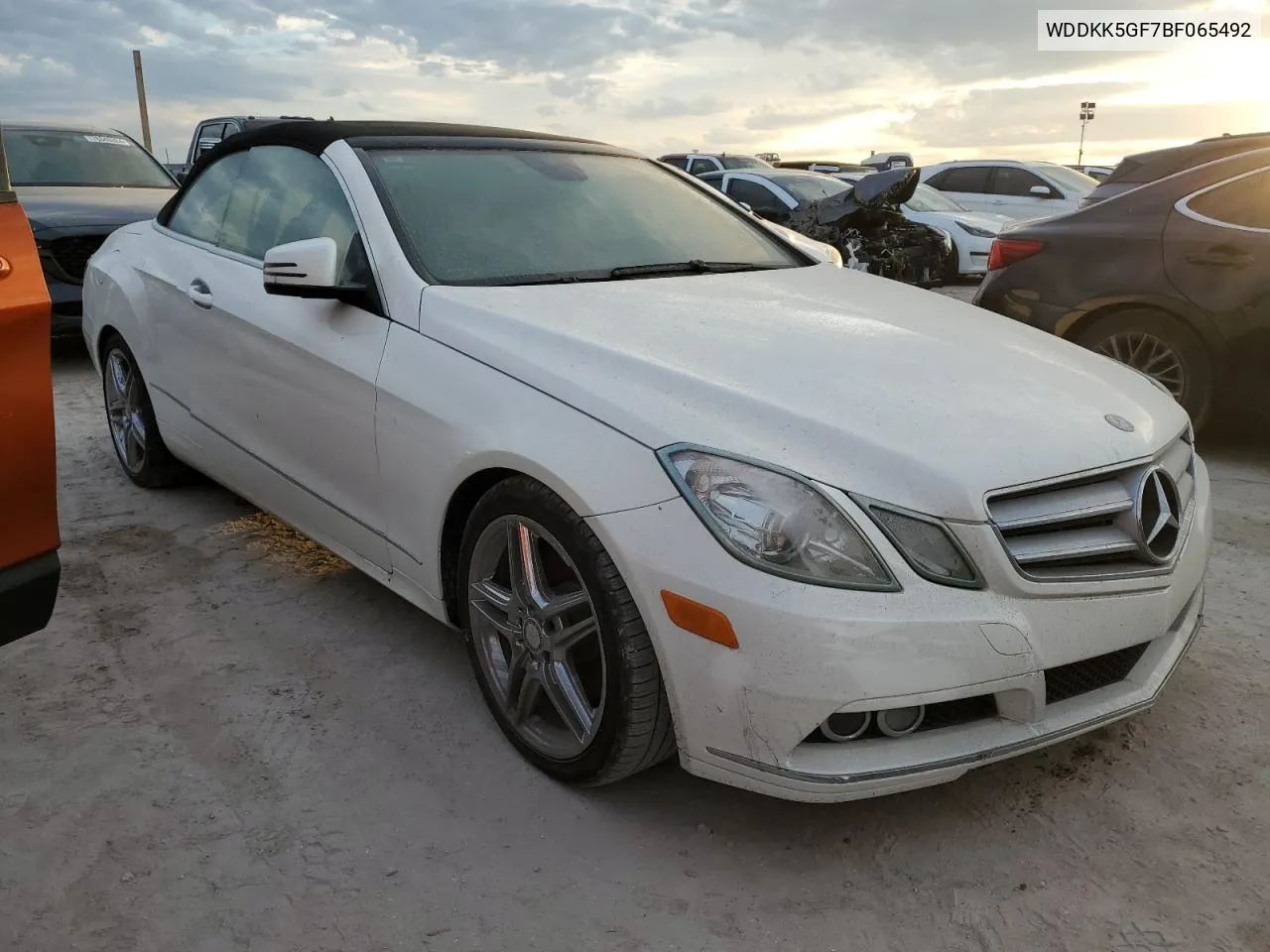 2011 Mercedes-Benz E 350 VIN: WDDKK5GF7BF065492 Lot: 75313914