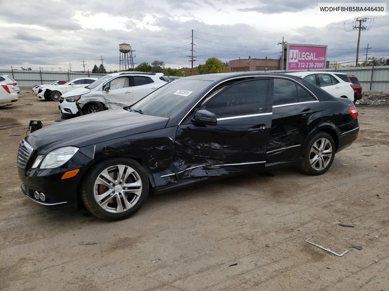 2011 Mercedes-Benz E 350 4Matic VIN: WDDHF8HB5BA446430 Lot: 75922024