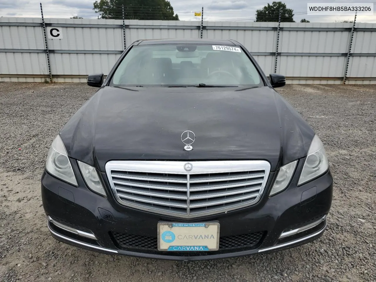 2011 Mercedes-Benz E 350 4Matic VIN: WDDHF8HB5BA333206 Lot: 76129574