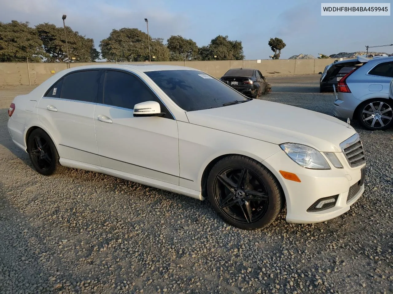 2011 Mercedes-Benz E 350 4Matic VIN: WDDHF8HB4BA459945 Lot: 76309024