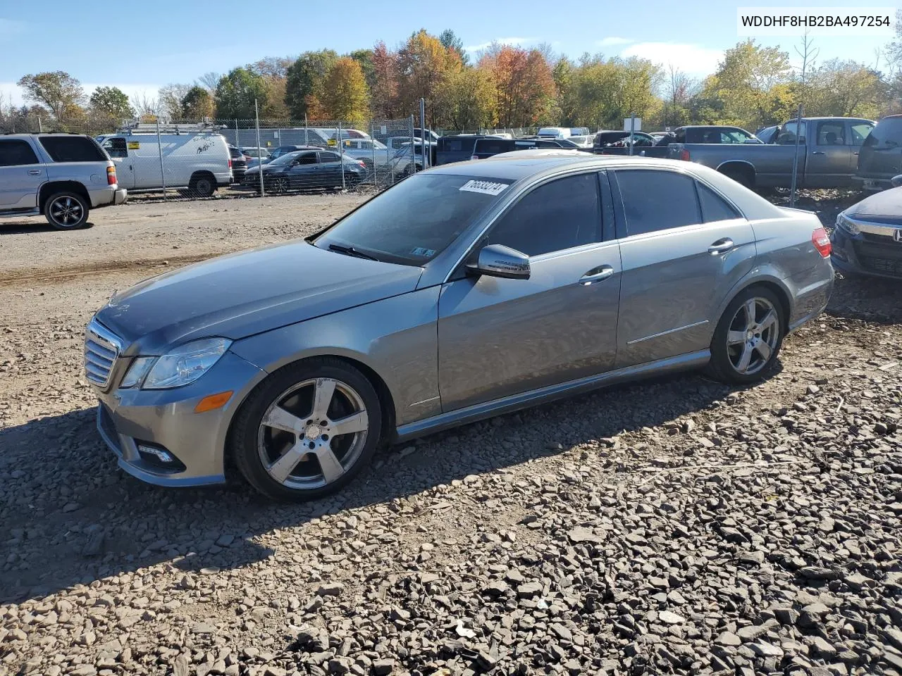 2011 Mercedes-Benz E 350 4Matic VIN: WDDHF8HB2BA497254 Lot: 76633274