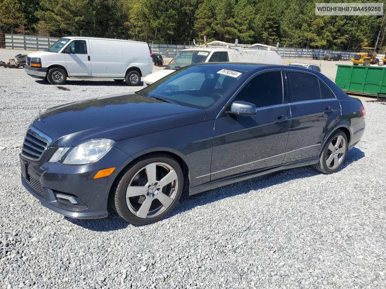 2011 Mercedes-Benz E 350 4Matic VIN: WDDHF8HB7BA459258 Lot: 76792544