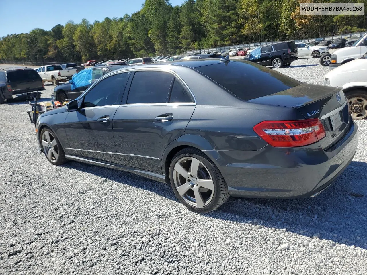 2011 Mercedes-Benz E 350 4Matic VIN: WDDHF8HB7BA459258 Lot: 76792544