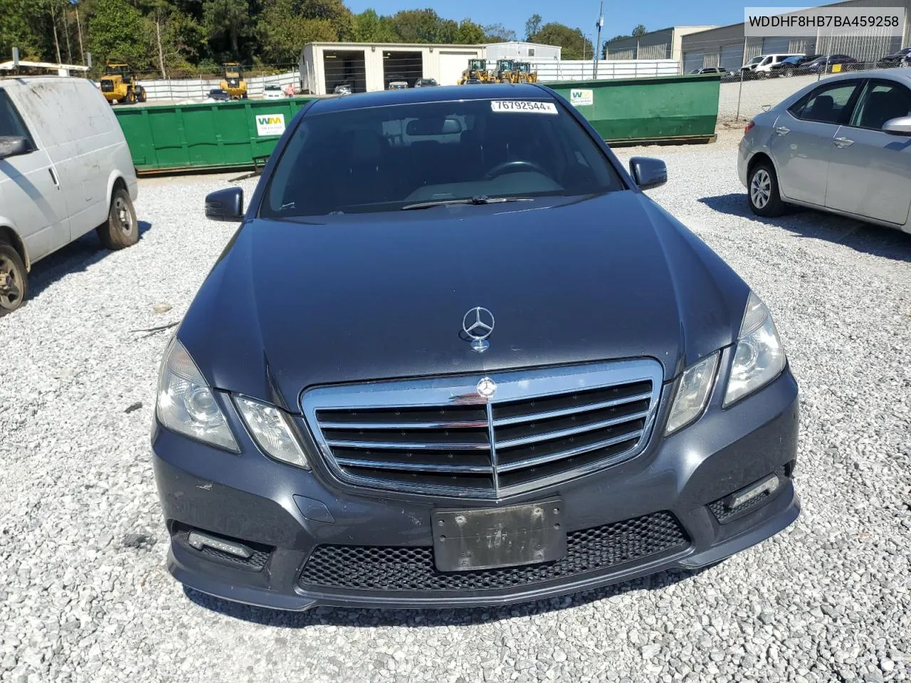 2011 Mercedes-Benz E 350 4Matic VIN: WDDHF8HB7BA459258 Lot: 76792544