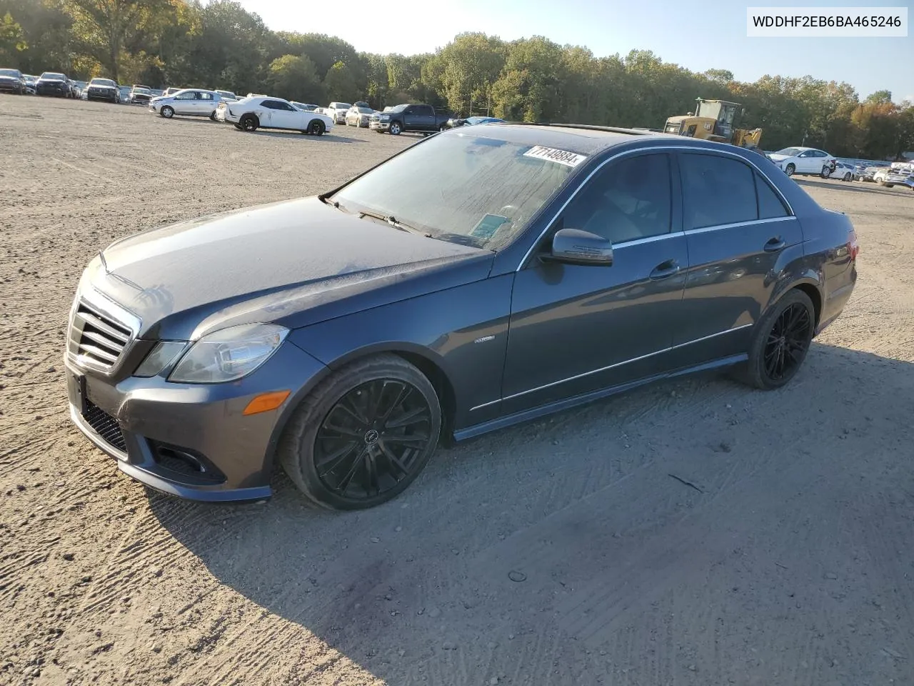 2011 Mercedes-Benz E 350 Bluetec VIN: WDDHF2EB6BA465246 Lot: 77149884