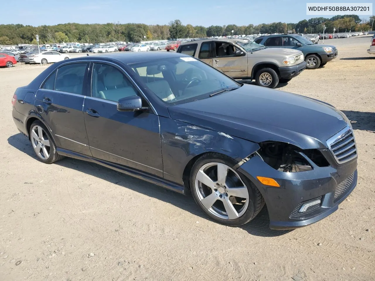 2011 Mercedes-Benz E 350 VIN: WDDHF5GB8BA307201 Lot: 77299134