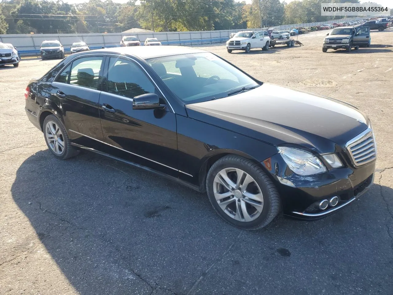 2011 Mercedes-Benz E 350 VIN: WDDHF5GB8BA455364 Lot: 77440504