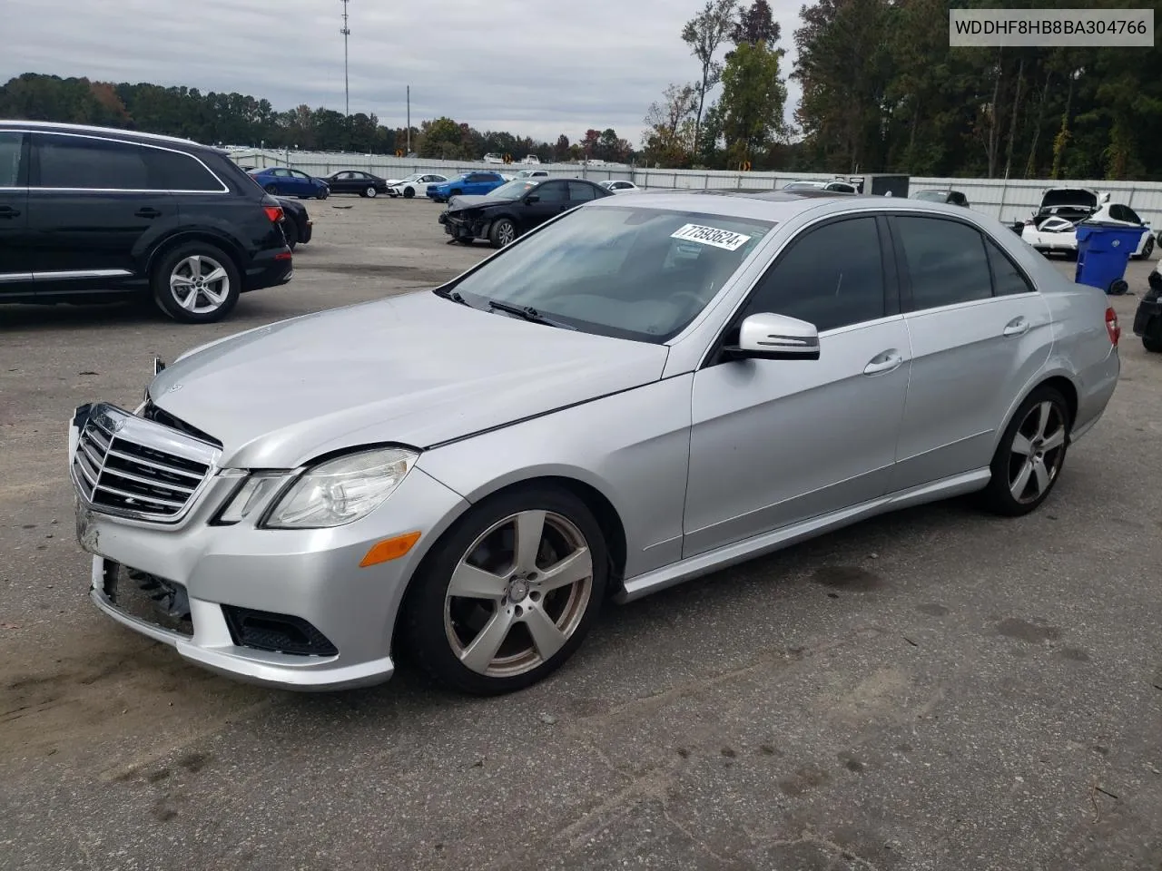 2011 Mercedes-Benz E 350 4Matic VIN: WDDHF8HB8BA304766 Lot: 77593624