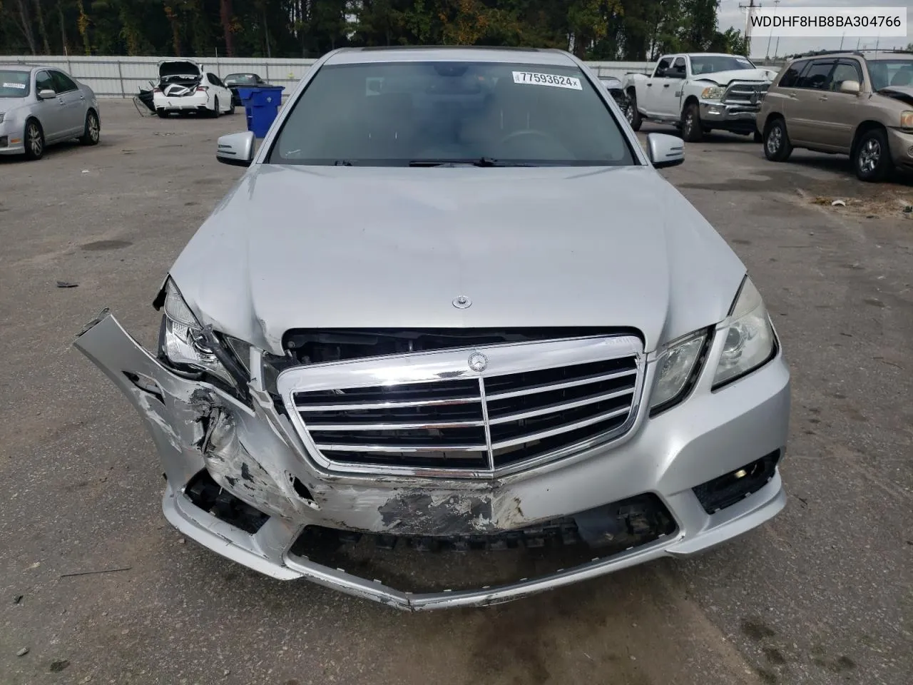 2011 Mercedes-Benz E 350 4Matic VIN: WDDHF8HB8BA304766 Lot: 77593624