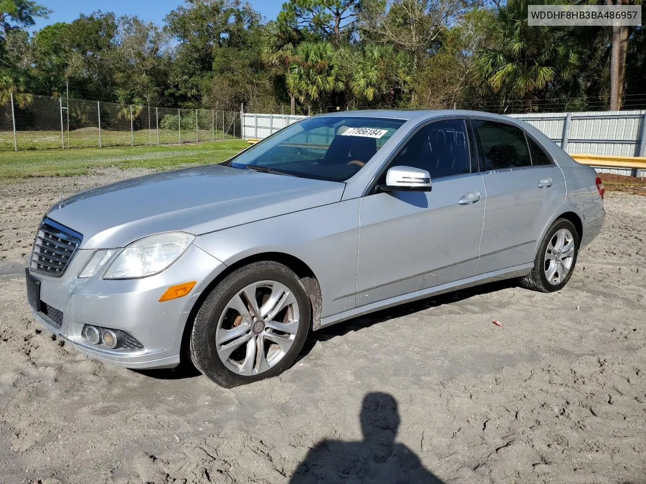 2011 Mercedes-Benz E 350 4Matic VIN: WDDHF8HB3BA486957 Lot: 77956184