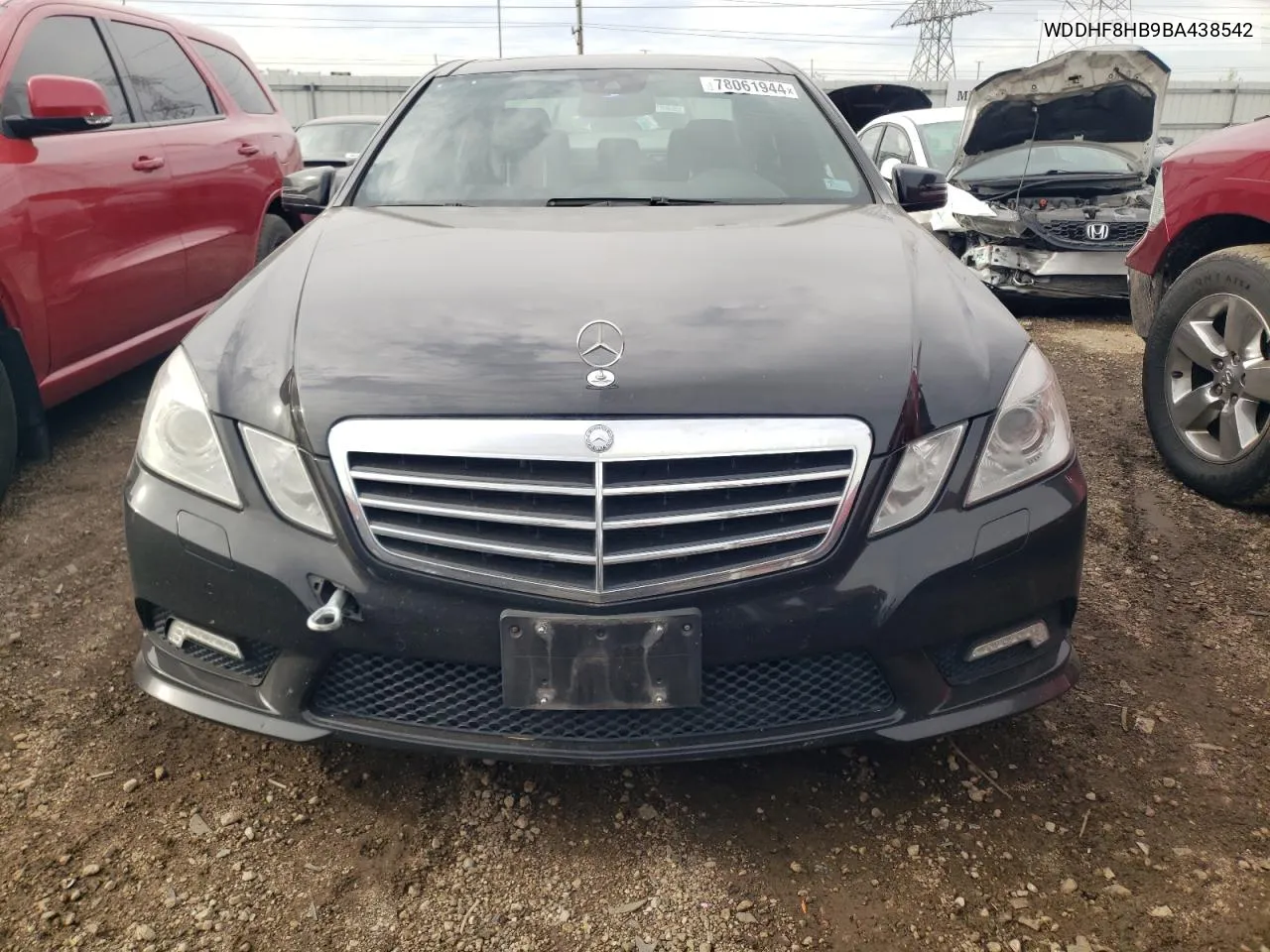 2011 Mercedes-Benz E 350 4Matic VIN: WDDHF8HB9BA438542 Lot: 78061944