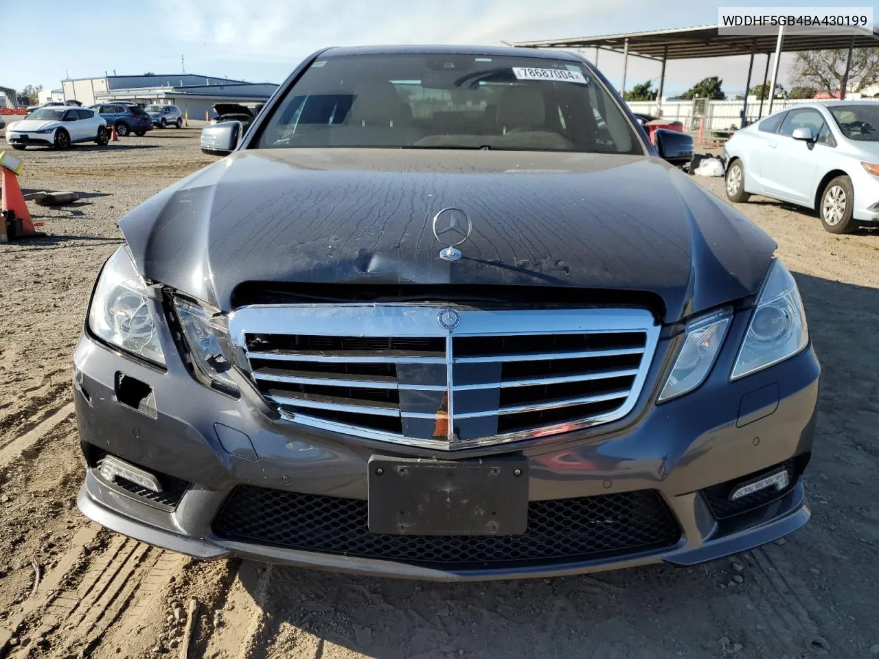 2011 Mercedes-Benz E 350 VIN: WDDHF5GB4BA430199 Lot: 78687004