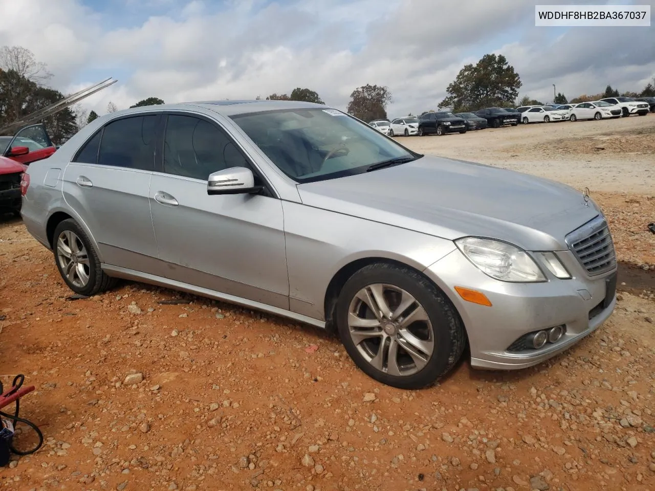 2011 Mercedes-Benz E 350 4Matic VIN: WDDHF8HB2BA367037 Lot: 79552214