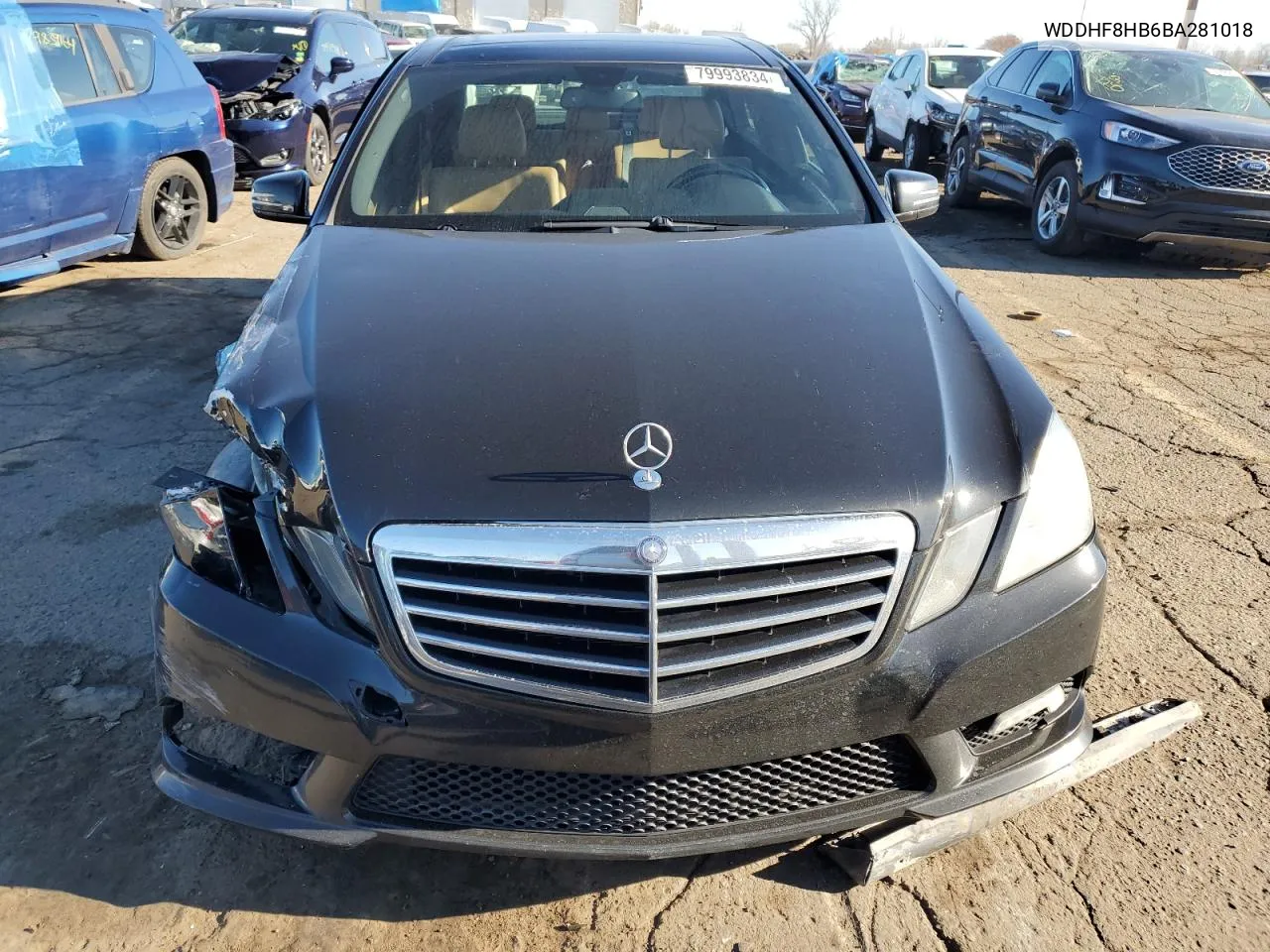 2011 Mercedes-Benz E 350 4Matic VIN: WDDHF8HB6BA281018 Lot: 79993834