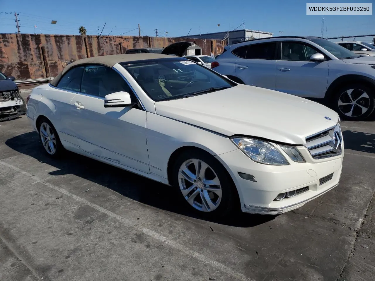 2011 Mercedes-Benz E 350 VIN: WDDKK5GF2BF093250 Lot: 80551764