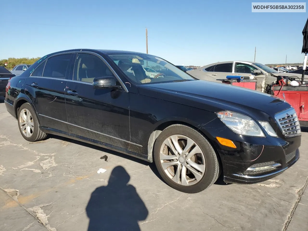 2011 Mercedes-Benz E 350 VIN: WDDHF5GB5BA302358 Lot: 80575864