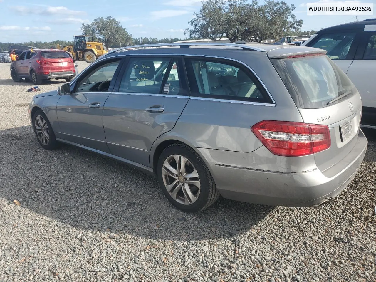 2011 Mercedes-Benz E 350 4Matic Wagon VIN: WDDHH8HB0BA493536 Lot: 80871794