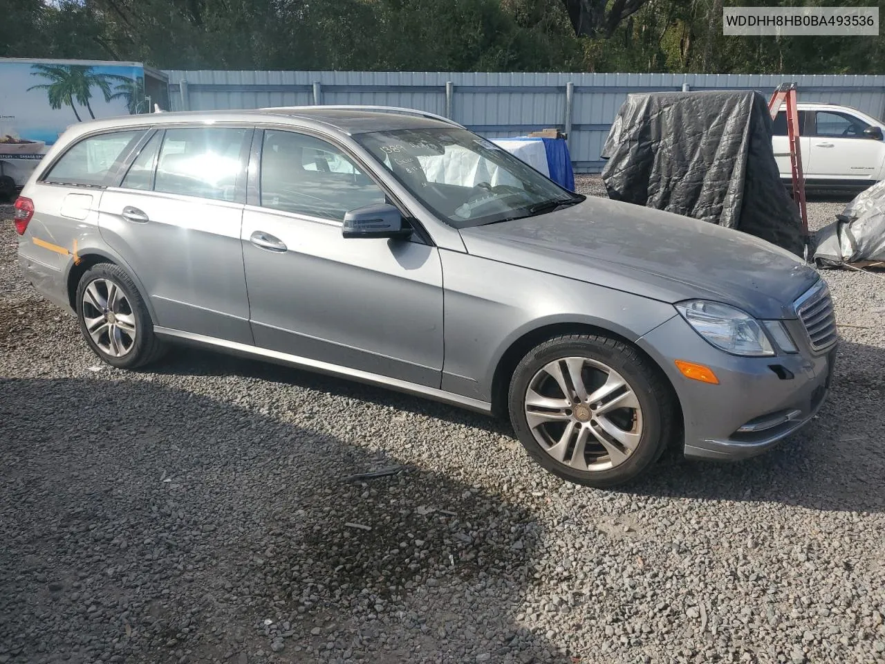 2011 Mercedes-Benz E 350 4Matic Wagon VIN: WDDHH8HB0BA493536 Lot: 80871794