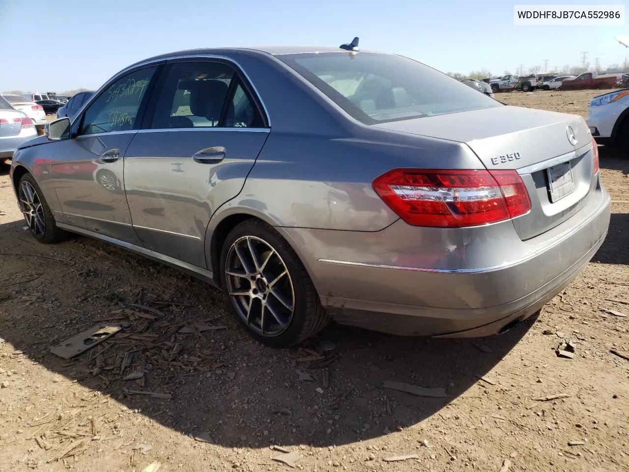 2012 Mercedes-Benz E 350 4Matic VIN: WDDHF8JB7CA552986 Lot: 50932234