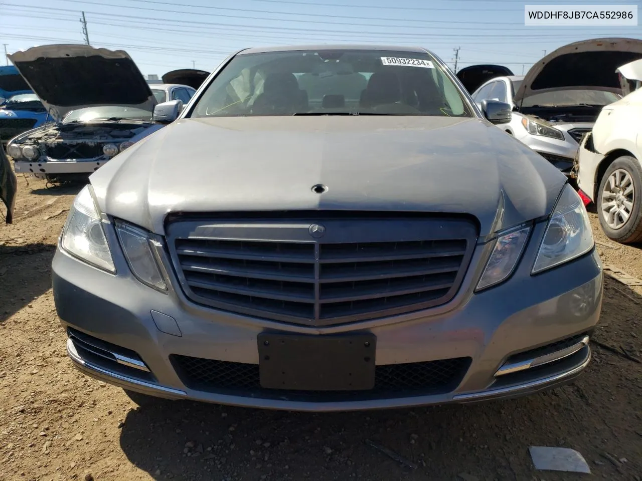 2012 Mercedes-Benz E 350 4Matic VIN: WDDHF8JB7CA552986 Lot: 50932234