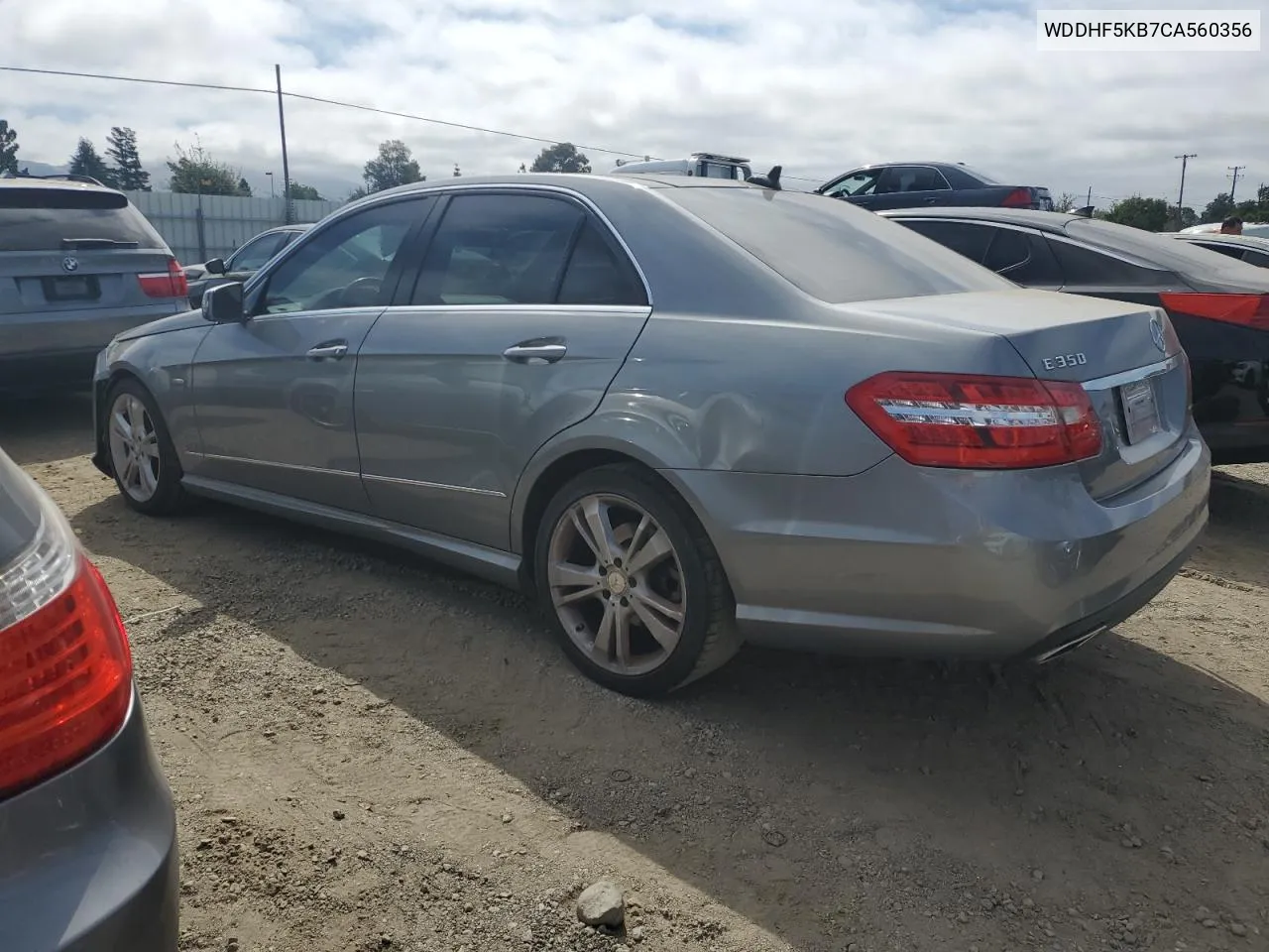 2012 Mercedes-Benz E 350 VIN: WDDHF5KB7CA560356 Lot: 54808204